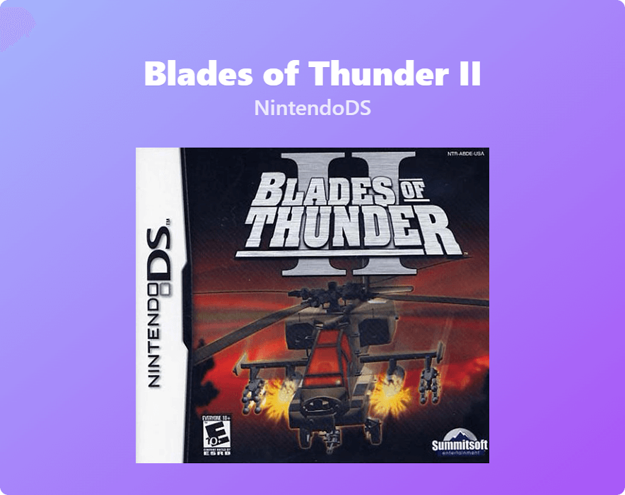 Blades of Thunder II for Nintendo DS