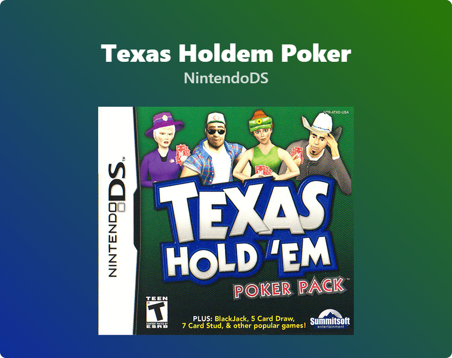 Texas Hold 'Em Poker Pack for Nintendo DS